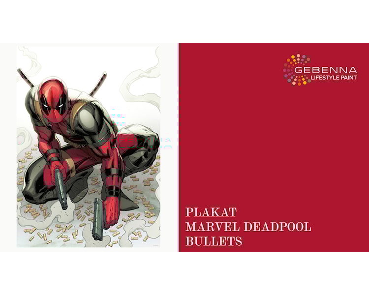 Plakat Marvel Deadpool Bullets